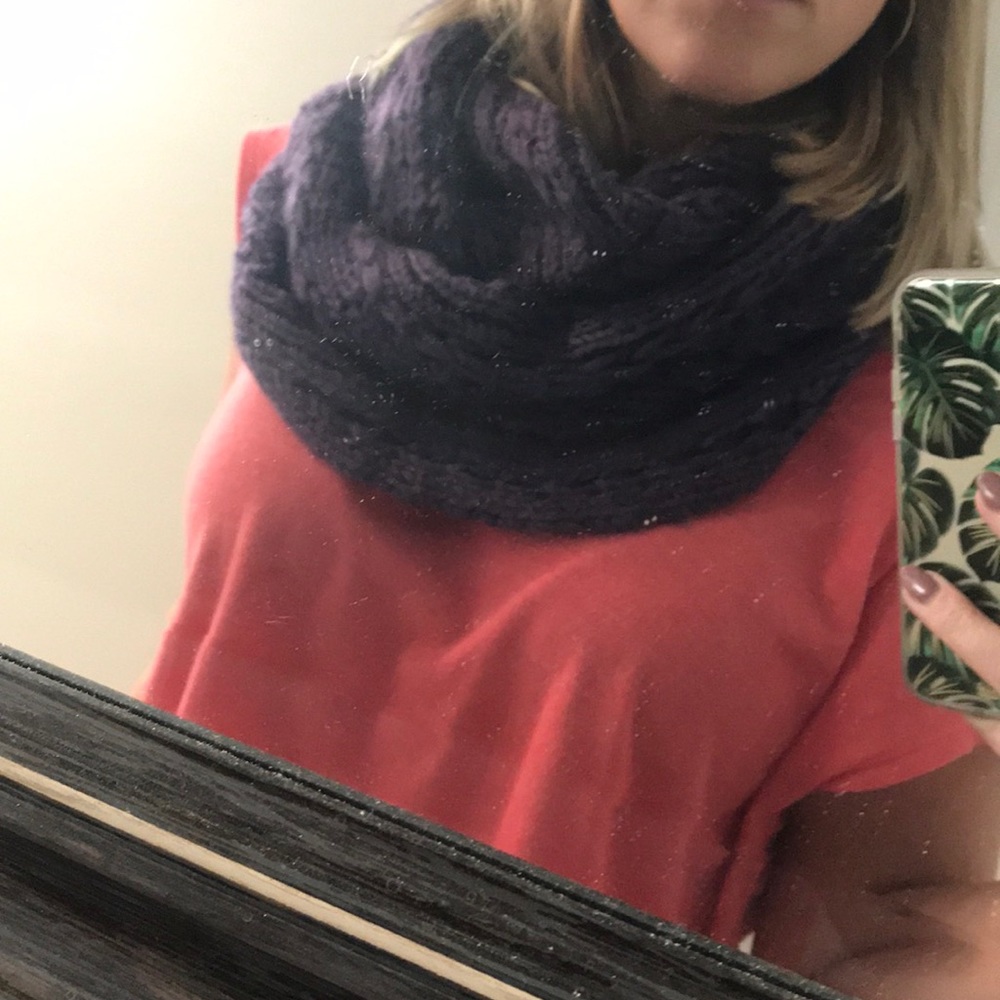 Purple knit infinity scarf - Nordstrom BP